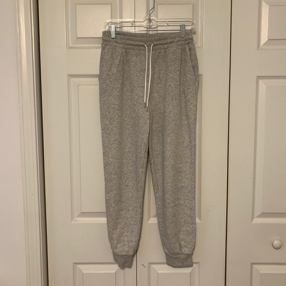 Gray Garage High-Waisted Joggers
